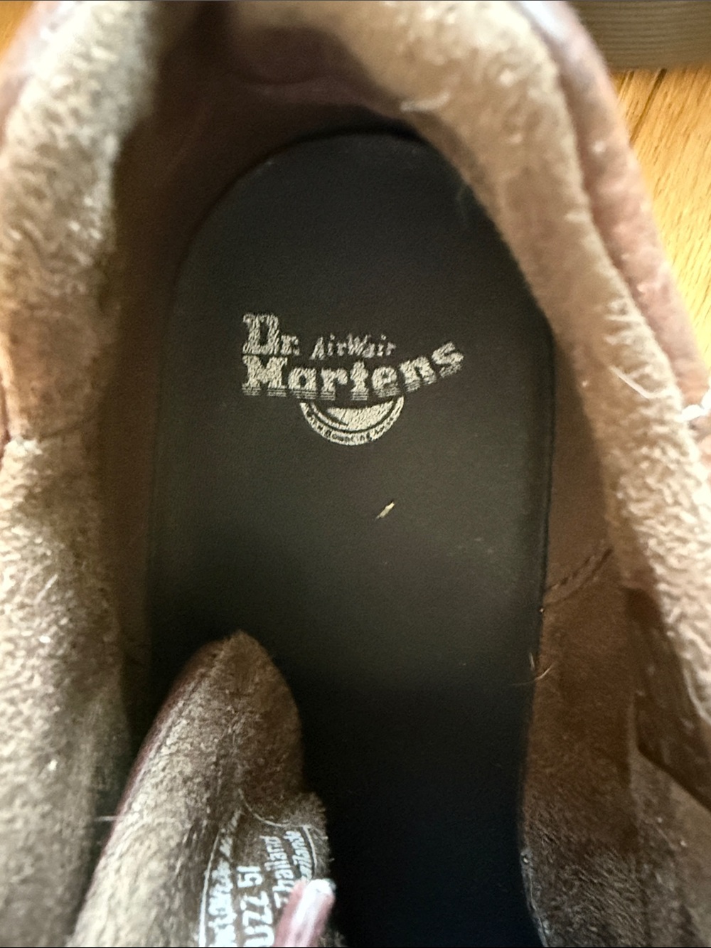 Women’s brown leather Doc Martens chunky boot - Picture 2 of 7